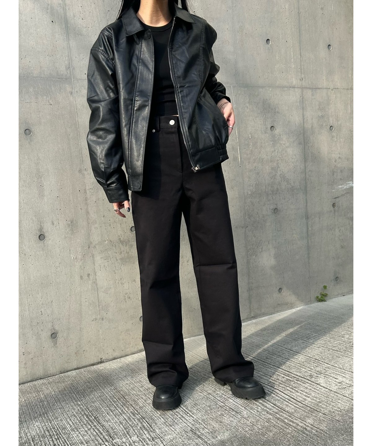 ジャケット・アウター eco leather jacket ECO LEATHER JACKET（エコレザージャケット）｜BIYOMA（ビヨーマ