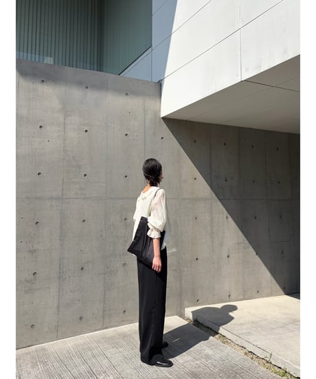 frill chiffon blouse