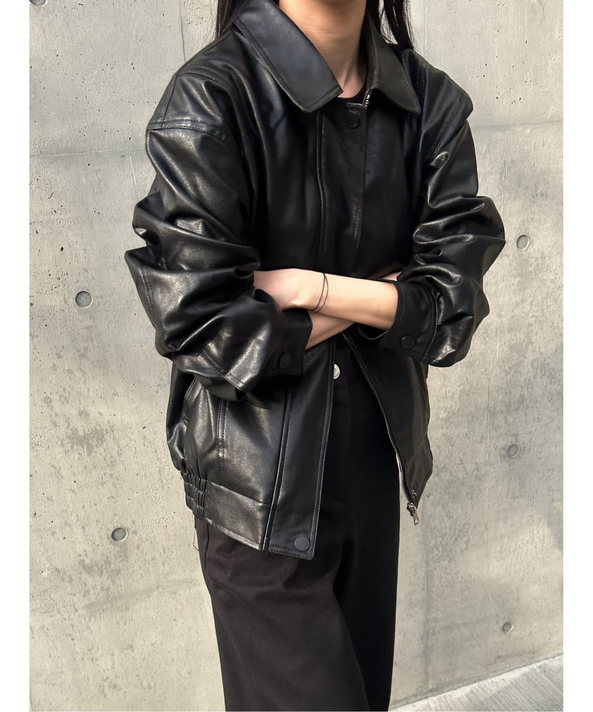 即納】eco leather jacket | ©1989