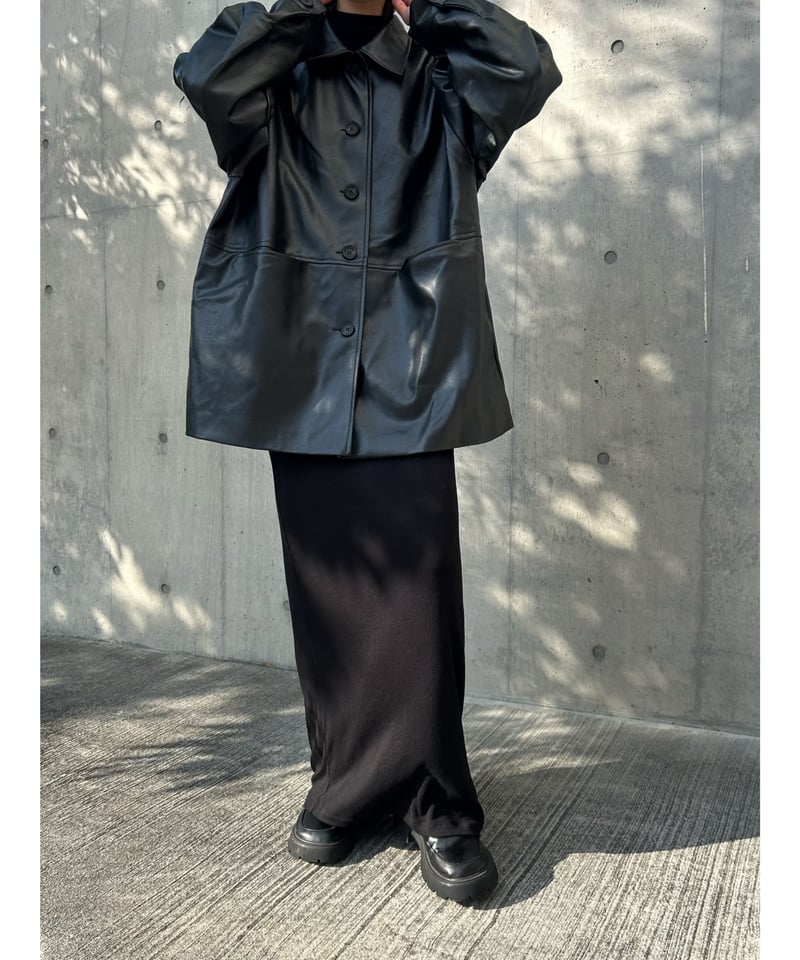 再入荷】over eco leather jacket | ©1989 再入荷】over eco leather jacket | ©1989