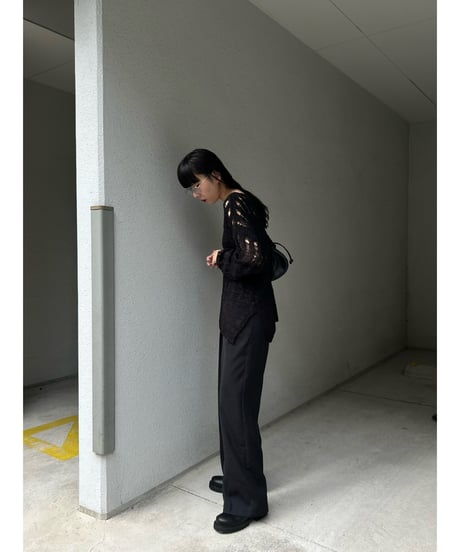 【即納】header loose knit