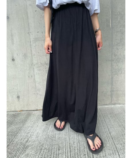 【即納】relax easy flare maxi SK