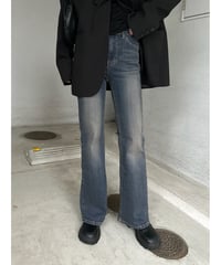 【即納】stretch beauty flare denim
