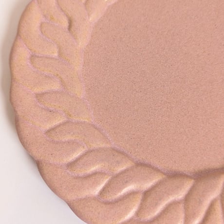 Chain dish S - Smoke pink