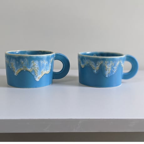 Melt series mug cup - niagara blue