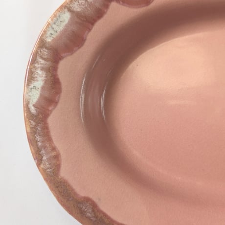 Melt series oval plate L -明けの明星