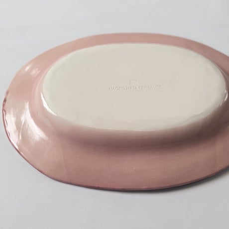 Melt series oval plate L -明けの明星