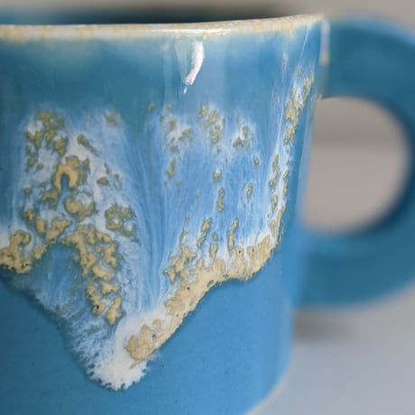 Melt series mug cup - niagara blue