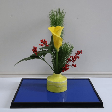 Melt series flower vase -Lemon yellow
