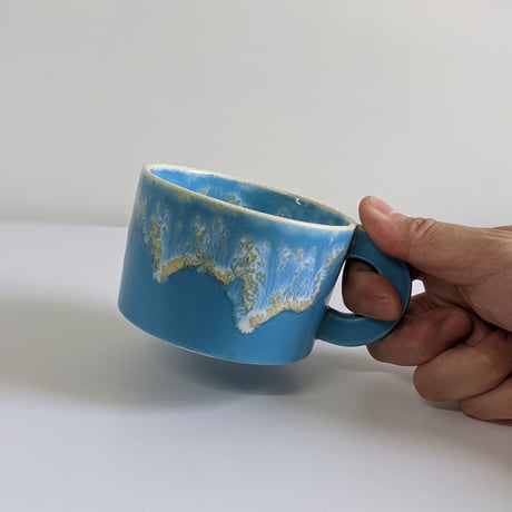 Melt series mug cup - niagara blue