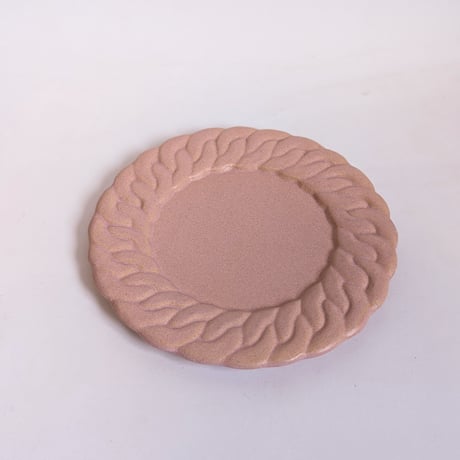 Chain dish S - Smoke pink