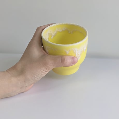 Melt series free cup-レモンイエロー