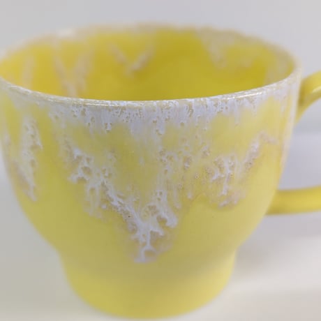 Melt mug cup L -Lemon yellow