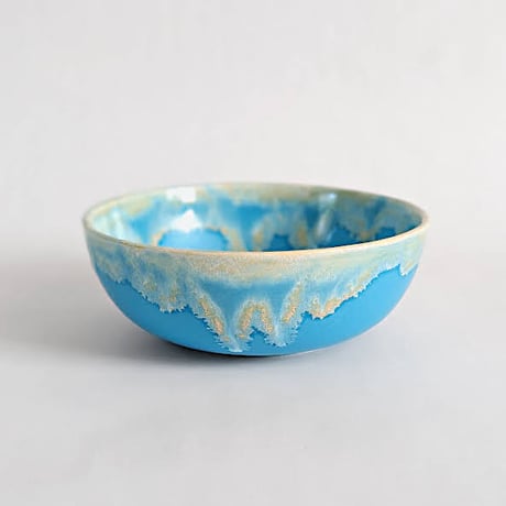 Melt series bowl - Niagara blue