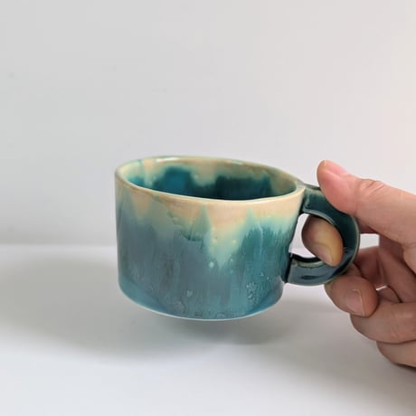 Melt mug cup-Bottle green