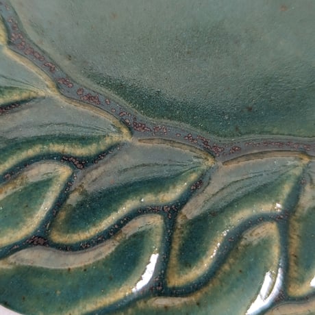 Chain dish S - Bottle green