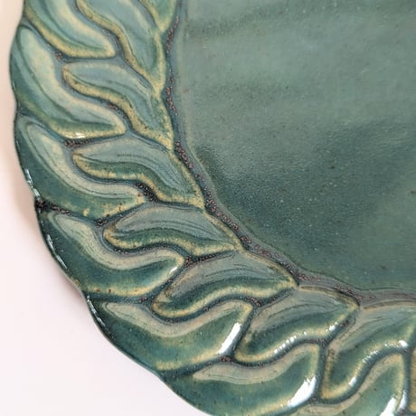 Chain dish S - Bottle green