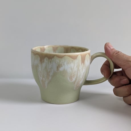 Melt  series mug cup L - 雪どけ