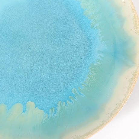 Melt series 6MARU plate - 湖