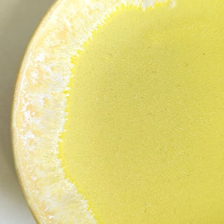 Melt series 6MARU plate - Lemmon yellow