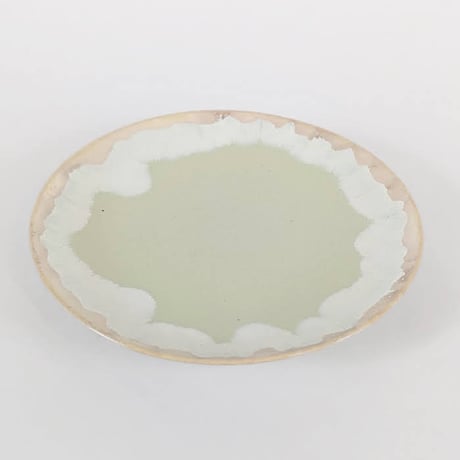Melt series 6MARU plate - 雪どけ