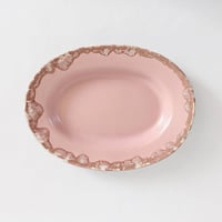 Melt series oval plate L -明けの明星