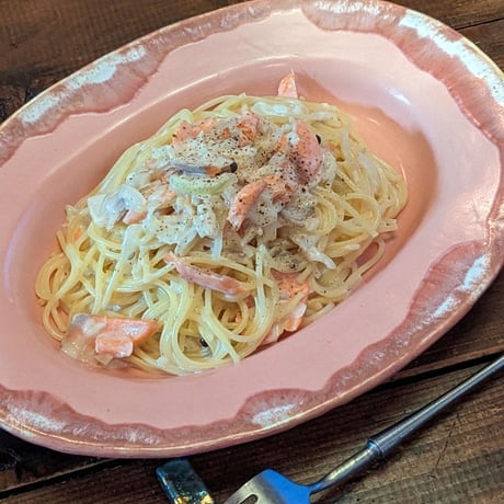 Melt series oval plate L -明けの明星
