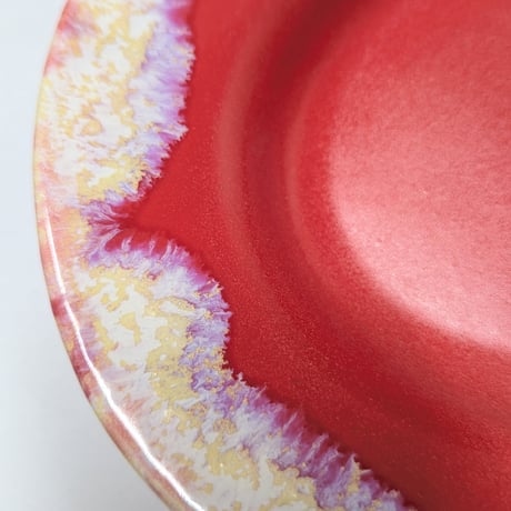 Melt series Oval plate L - Red for Limited color