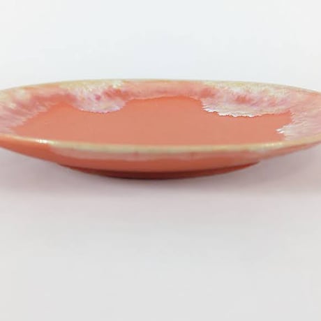 Melt series 6MARU plate - Sunrise orange