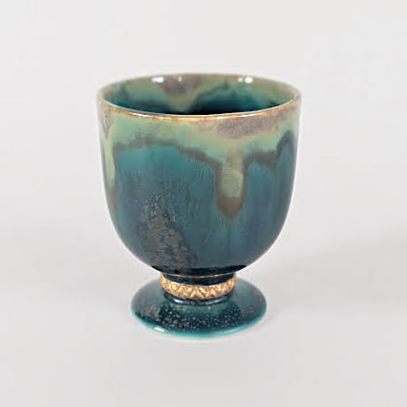 Melt series gold cup - Bottle green