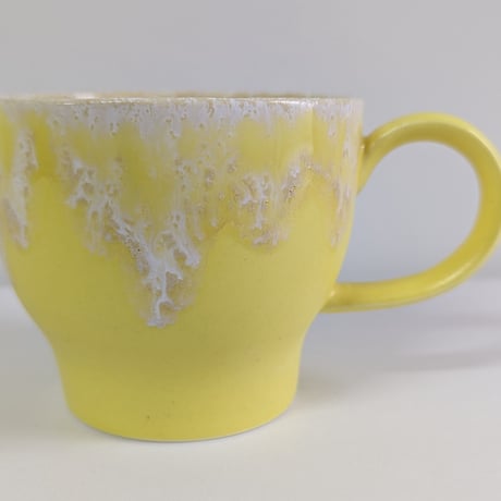 Melt mug cup L -Lemon yellow