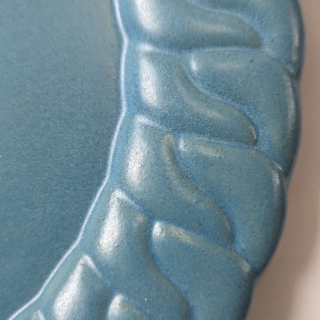Chain dish L - Niagara blue