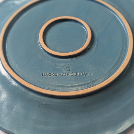 Chain dish L - Niagara blue