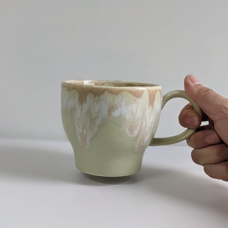 Melt  series mug cup L - 雪どけ