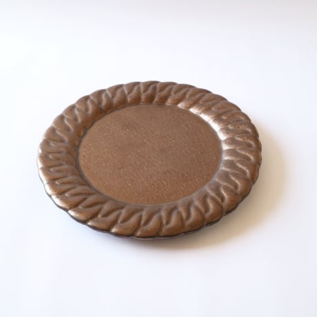 森のはなし-chain dish-L-bronze