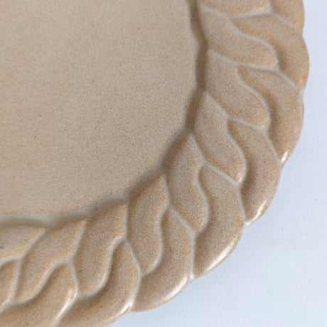 Chain dish S - Sand beige
