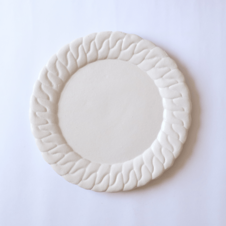 森のはなしchain dish-L-white