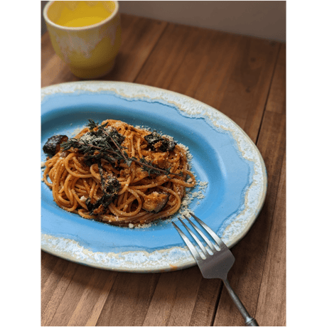 Melt series oval plate L -Niagara blue