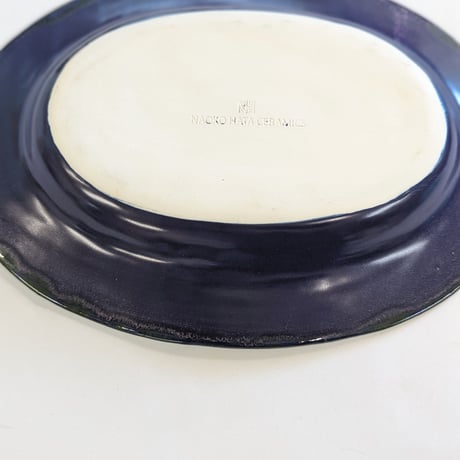 Melt series oval plate  L - 深海