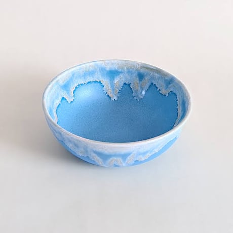 Melt series bowl - Niagara blue