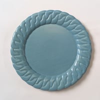 Chain dish L - Niagara blue