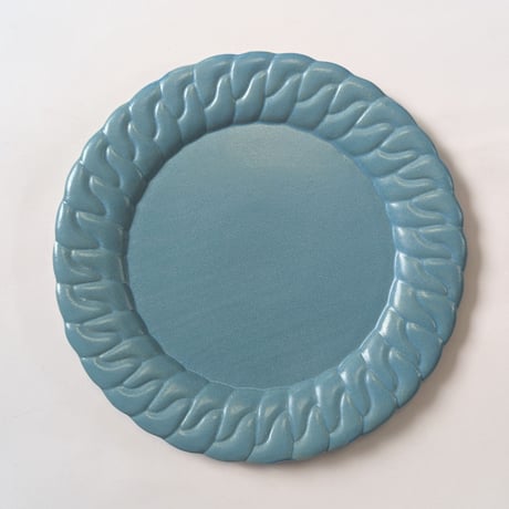 Chain dish L - Niagara blue