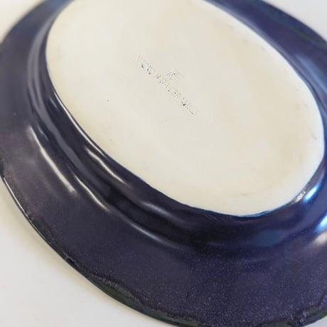 Melt series oval plate  L - 深海