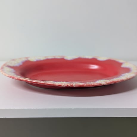 Melt series Oval plate L - Red for Limited color