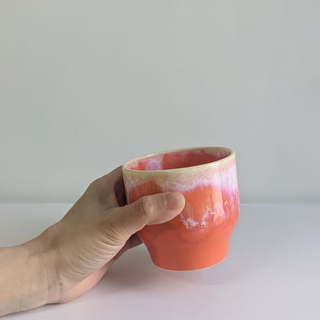 Melt series free cup-サンライズオレンジ