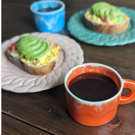 Melt series mug cup - sunrise orange
