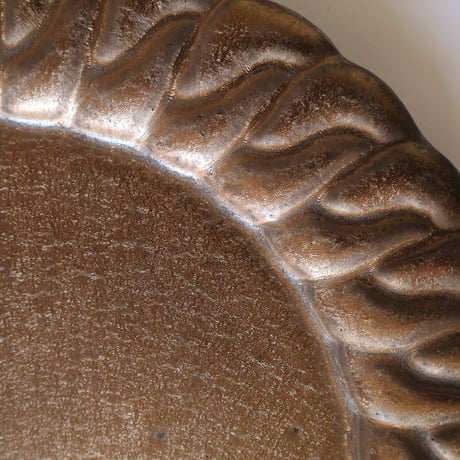森のはなし-chain dish-L-bronze