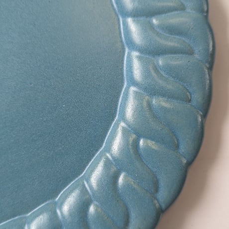 Chain dish L - Niagara blue