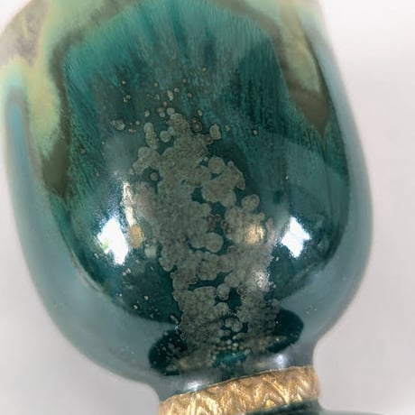 Melt series gold cup - Bottle green