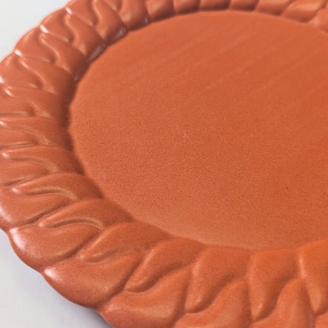 Chain dish L - Sunrise orange